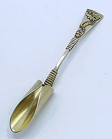 George Shiebler antique sterling silver cheese scoop